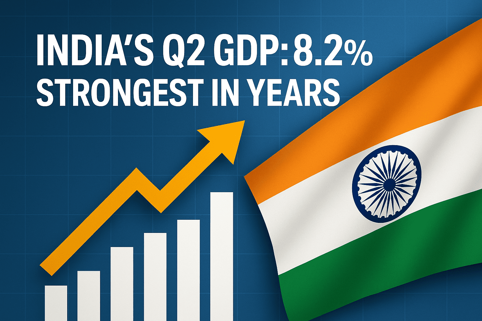 India’s Q2 FY 2025–26 GDP Growth at 8.2%: Meaning, Calculation, Global Comparison & Future Outlook