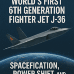🇨🇳 China Launches World’s First 6th Generation Fighter Jet J-36: Spacefication, Power Shift, and Global Impact