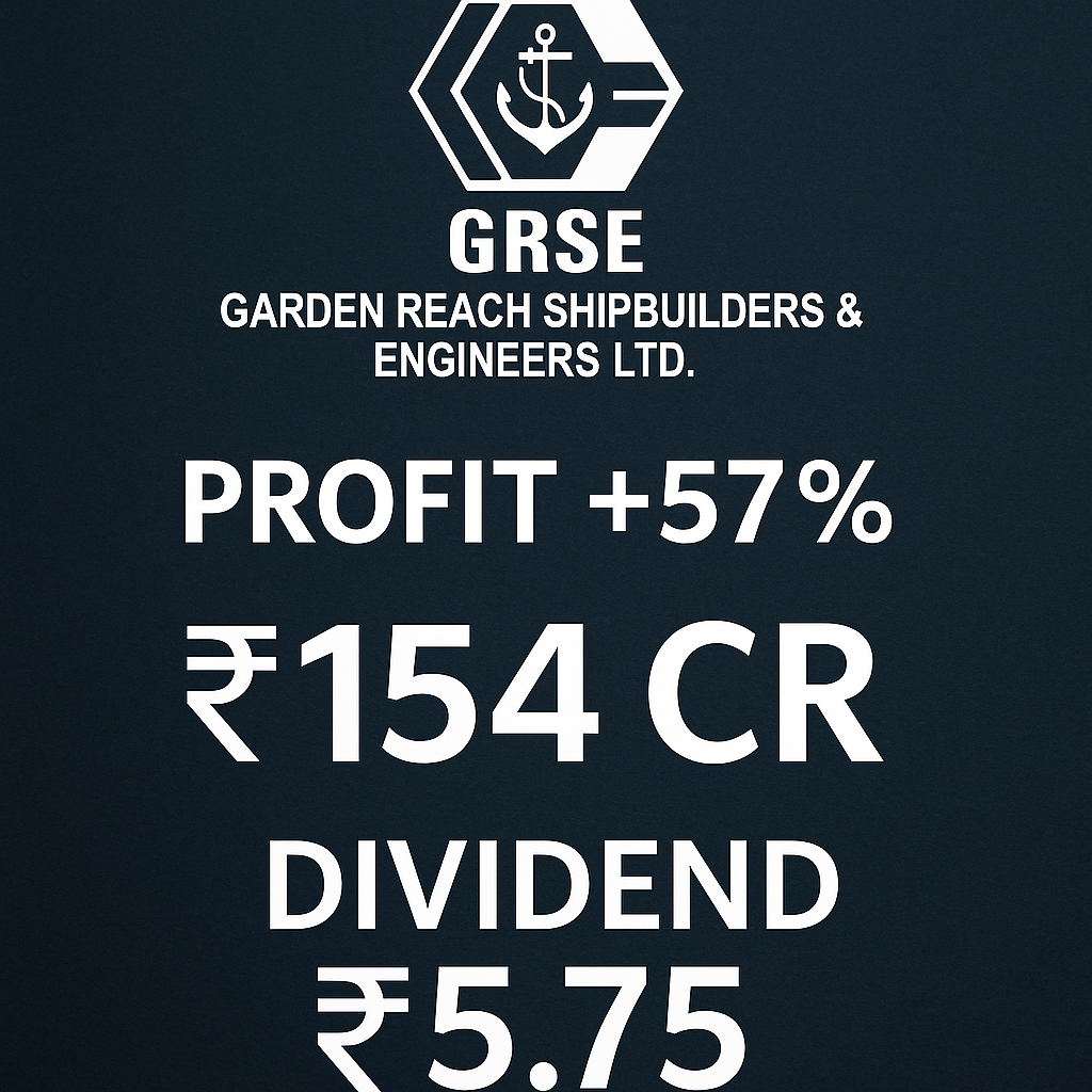 GRSE Q2 FY 2025-26 Results: Profit Rises 57% to ₹154 Crore, Dividend ₹5.75 | Full Analysis & Outlook 1 ChatGPT Image Nov 5, 2025, 07_00_39 PM