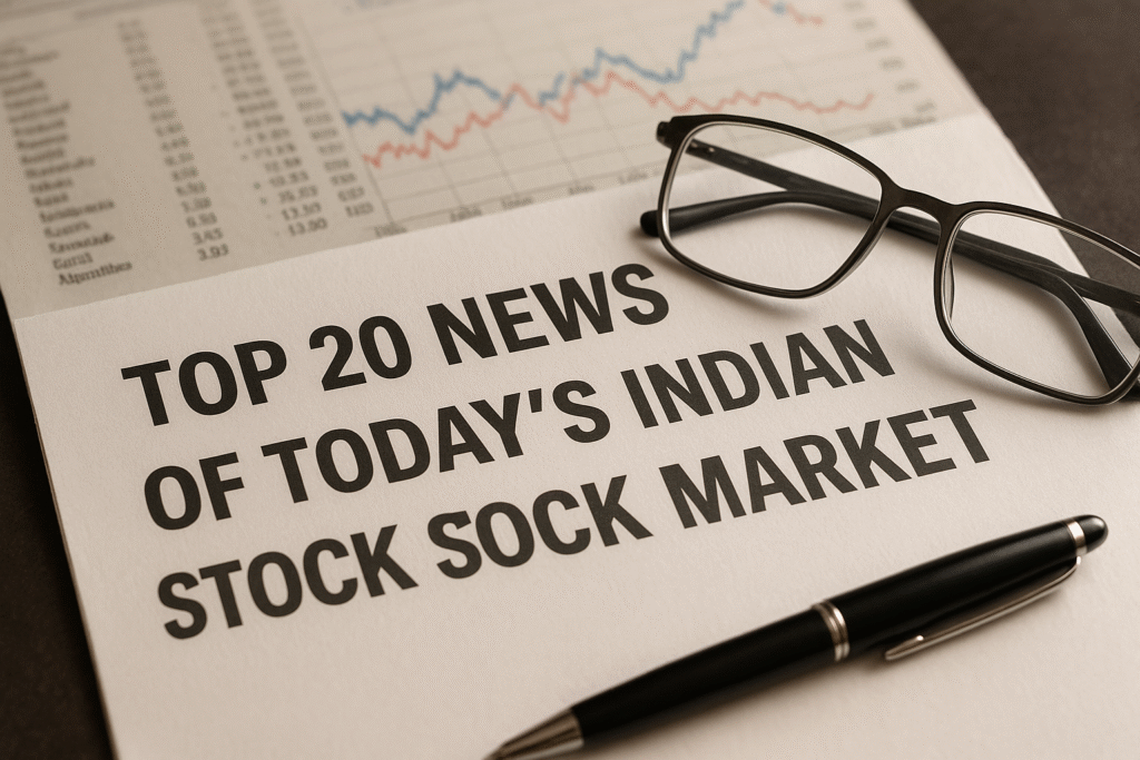 Top 20 Indian Stock Market News Today | Key Updates on Sensex, Nifty & Major Sectors 1 d0b82892-952d-4a57-9d90-3724547817c3