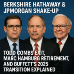 Berkshire Hathaway & JPMorgan Shake-Up: Todd Combs Exit, Marc Hamburg Retirement, and Buffett’s 2025 Transition Explained