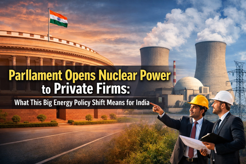 Parliament Opens Nuclear Power to Private Firms: What This Big Energy Policy Shift Means for India 1 78136aa6-7be5-48c1-a1c9-416b65128c73