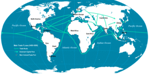 Map Trade Routes 1400 1800 1