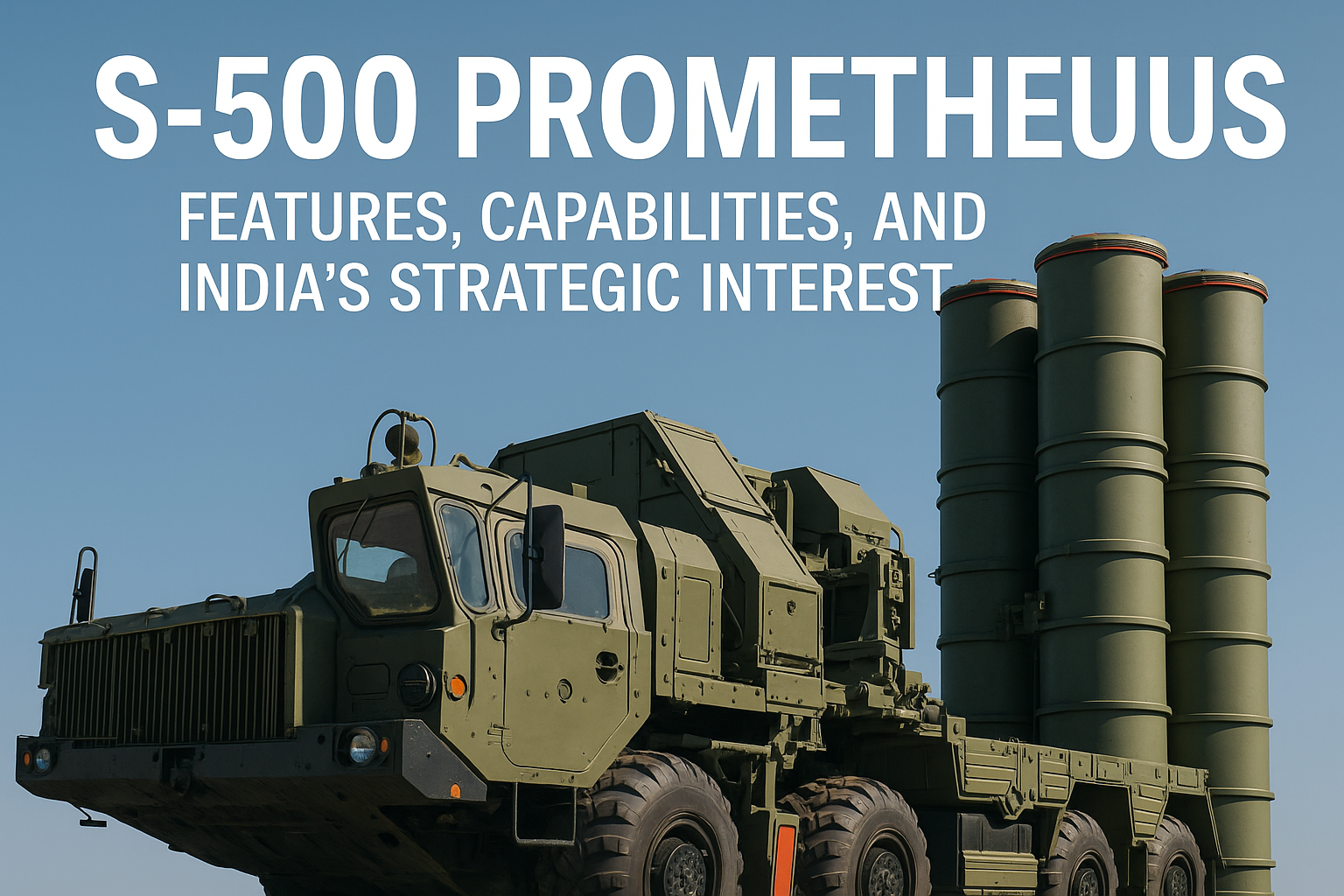 S-500 Prometheus Missile System Explained: Features, Range, and India’s Strategic Interest