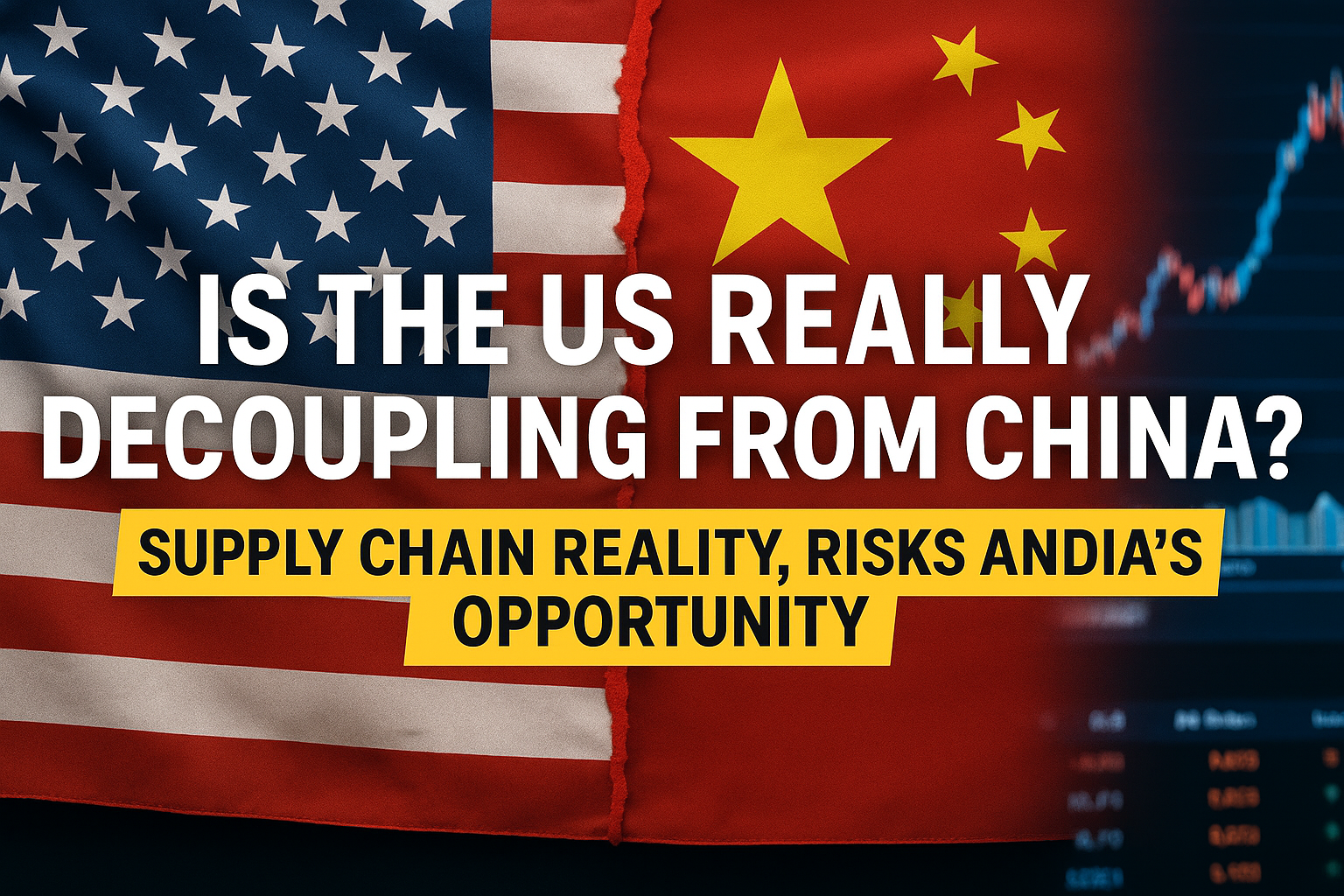 Decoupling from China? The Real Story Behind US Supply Chain Strategy and India’s Rising Role