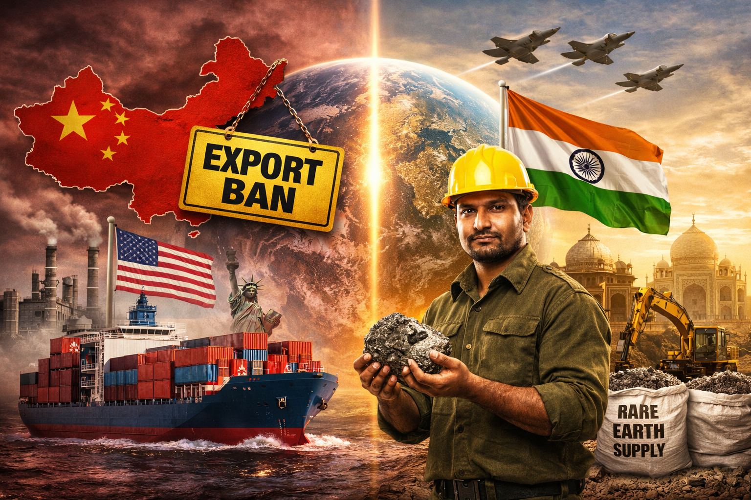 China Cuts Rare Earth Exports to US: India Set to Become Global Supply Superpower?”