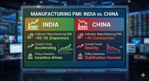 india china comparision manufracturing