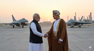 1️⃣ “India–Gulf Strategy 2026: Oman Visit, Defence Deals & Oil Diplomacy Reshape West Asia Power Map” 3 india oman leaders