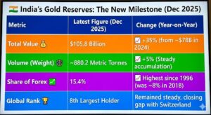 Rupee vs Dollar Explained: How India Is Quietly Reducing Dollar Dependence in 2025 5 indias gold reserve