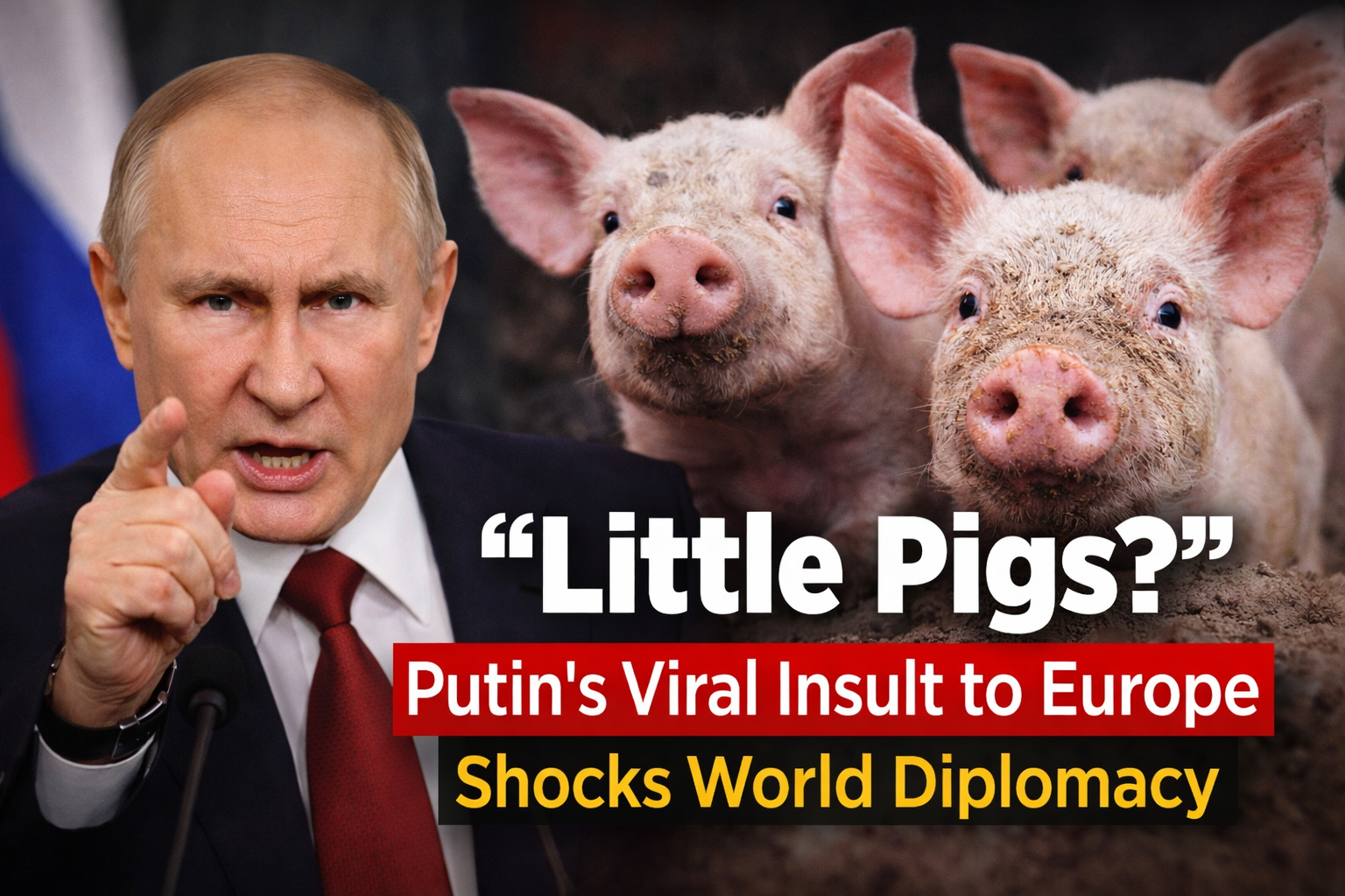 putin said little pig to european leaders