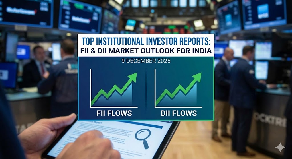 Top Institutional Investor Reports: FII & DII Market Outlook for India on 9 December 2025