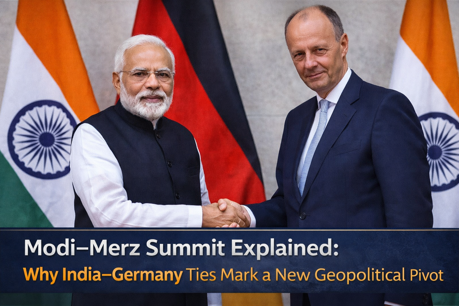 Modi–Merz Summit Explained: Why India–Germany Ties Mark a New Geopolitical Pivot