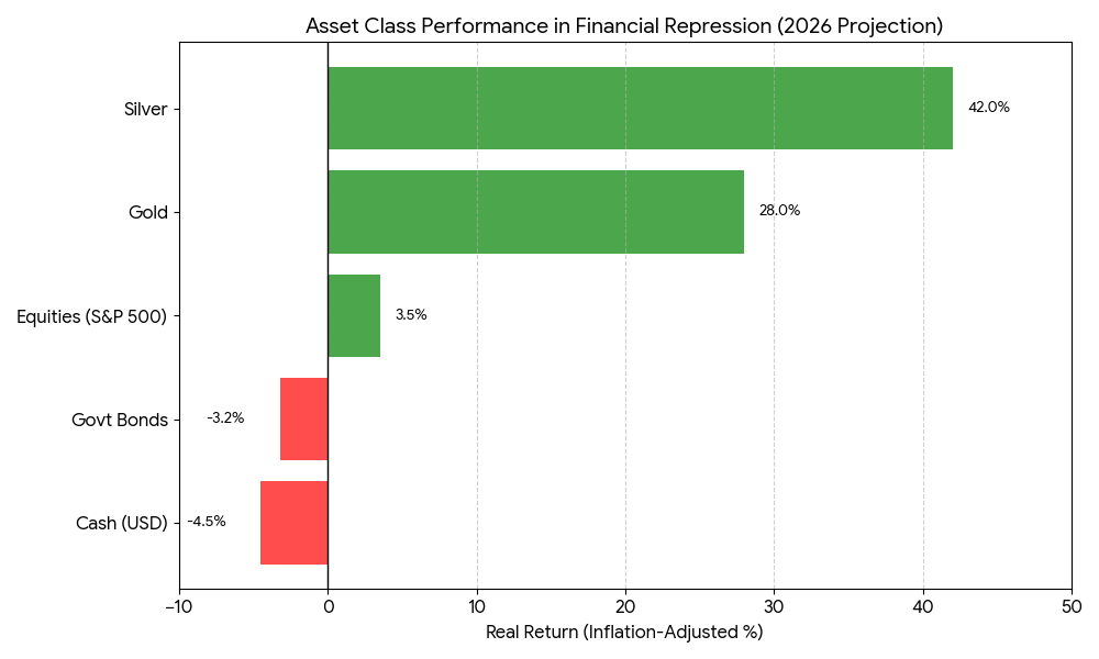 Asset Performance in Financial Repression Regime 2026