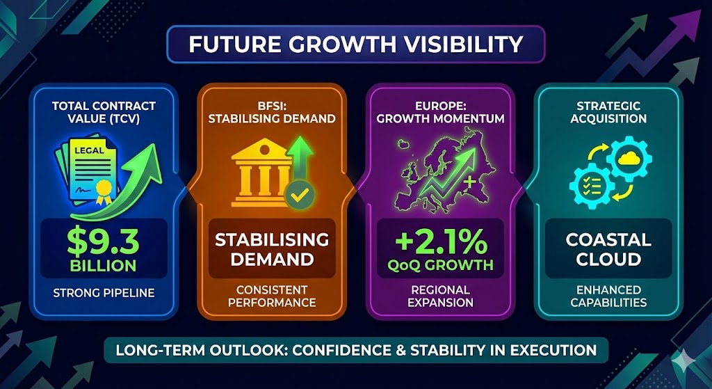 TCS Q3 FY26 Results Explained: AI Revenue, Dividend Shock & What It Means for India 6 FUTURE GROWTH VISIBLITY FOR TCS