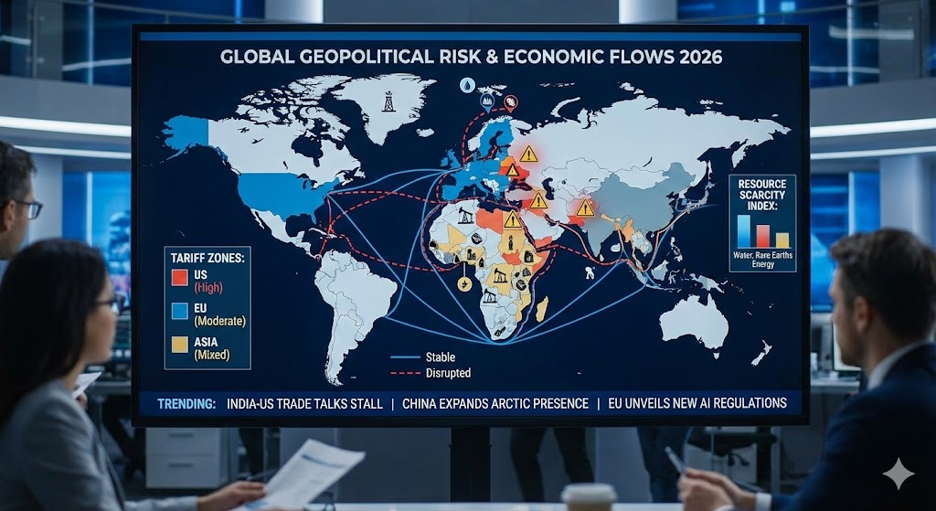 NAVI World 2026 Explained: Geopolitical De-Risking, Trade Wars & India’s Economic Strategy 3 Geopolitics of Scarcity