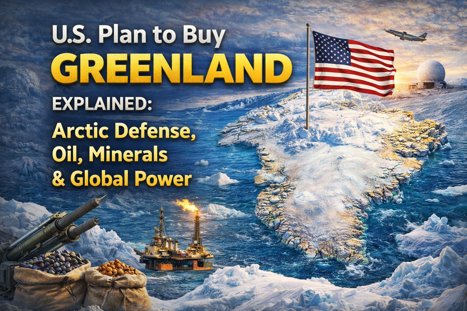 U.S. Plan to Buy Greenland Explained: Arctic Defense, Oil, Minerals & Global Power