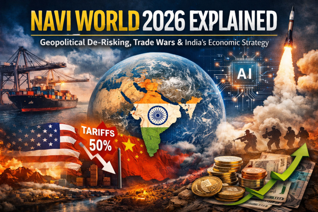 NAVI World 2026 Explained: Geopolitical De-Risking, Trade Wars & India’s Economic Strategy 1 f9d875d5-8bee-48b9-a187-451e34c5eff6
