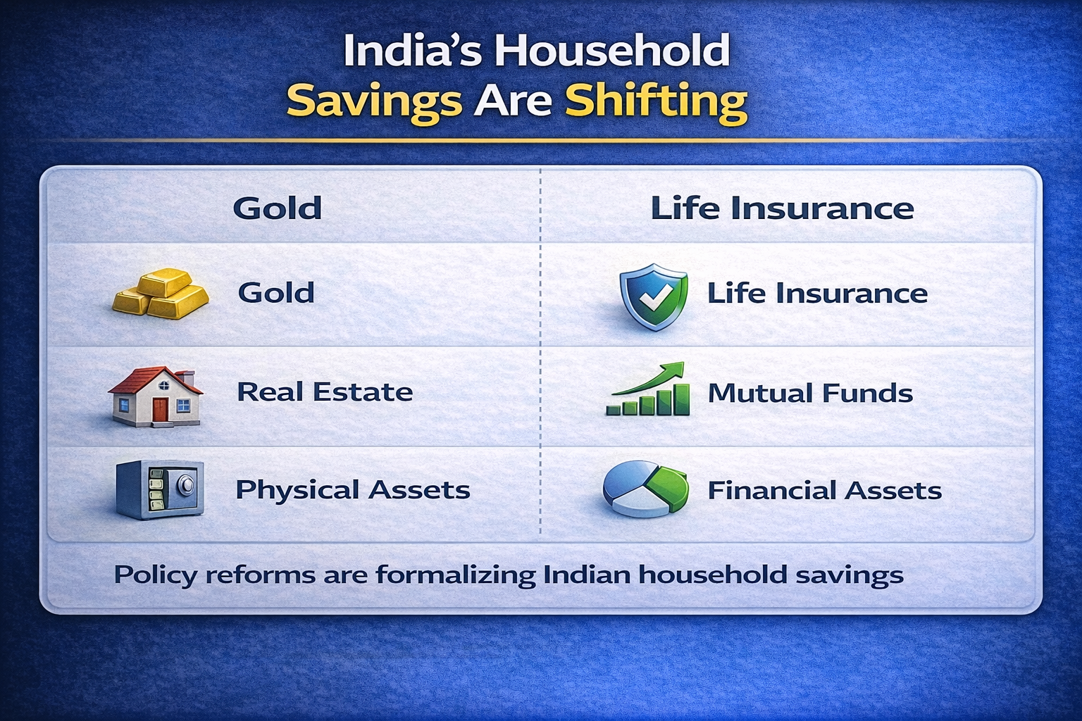 india household saving