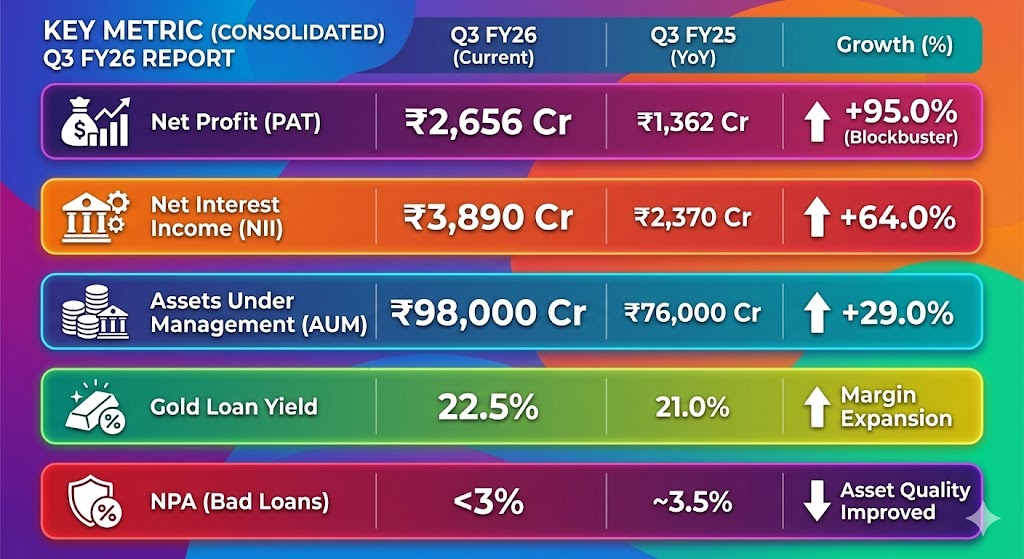 Muthoot Finance Q3 FY26 results