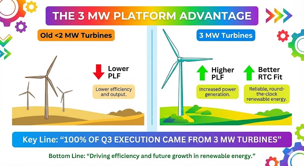 Inox Wind Q3 FY26 Results: 252 MW Execution, 14% Profit Growth & Stock Outlook 3 inox wind 3 mw