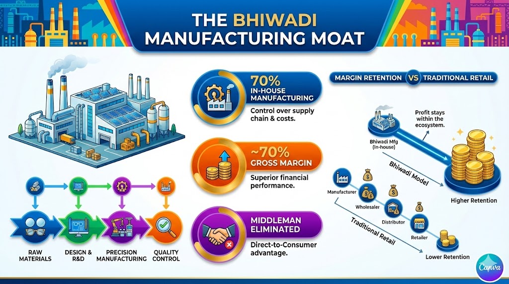 lenskart menufacturing most