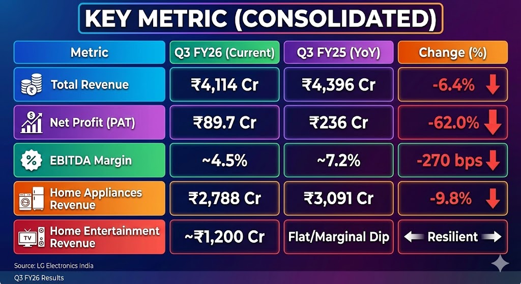 lg electronics q3 fy26 result