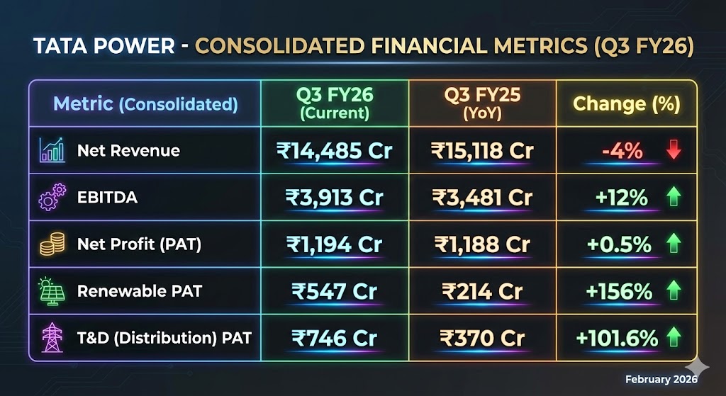 tata power q3 fy26 result