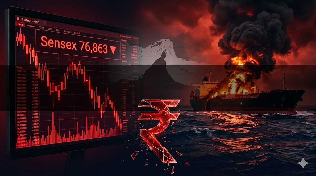Sensex Crashes 1,342 Points Today: How the Iran War Destroyed ₹5 Lakh Crore in One Day | March 11, 2026