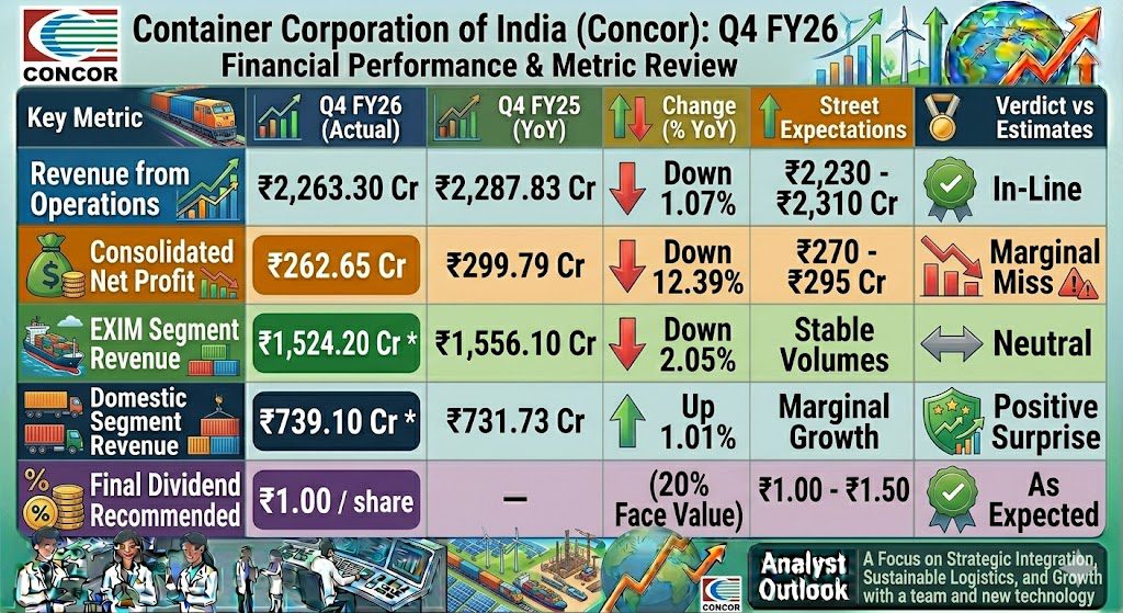 CONCOR Q4 Result FY26: Profit Declines 12% but India’s Logistics PSU Giant Still Holds Strong Long-Term Potential 4 0d0754c7 3c90 489c 9f04 12855026aa6e