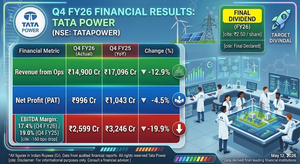 Tata Power Q4 Results FY26 Analysis: Renewable Expansion, ₹996 Cr Profit & TATAPOWER Share Price Target 2027 5 1738dee1 2f8a 4b04 b183 3c06efe73406