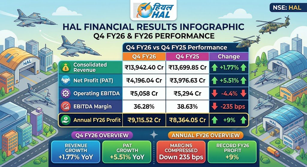 HAL Q4 Results FY26 Analysis: ₹4,196 Crore Profit, ₹2.54 Lakh Crore Order Book & Why HAL Remains India’s Aerospace Champion 4 59094fda a30b 4964 8221 7cbc68e8c2ce