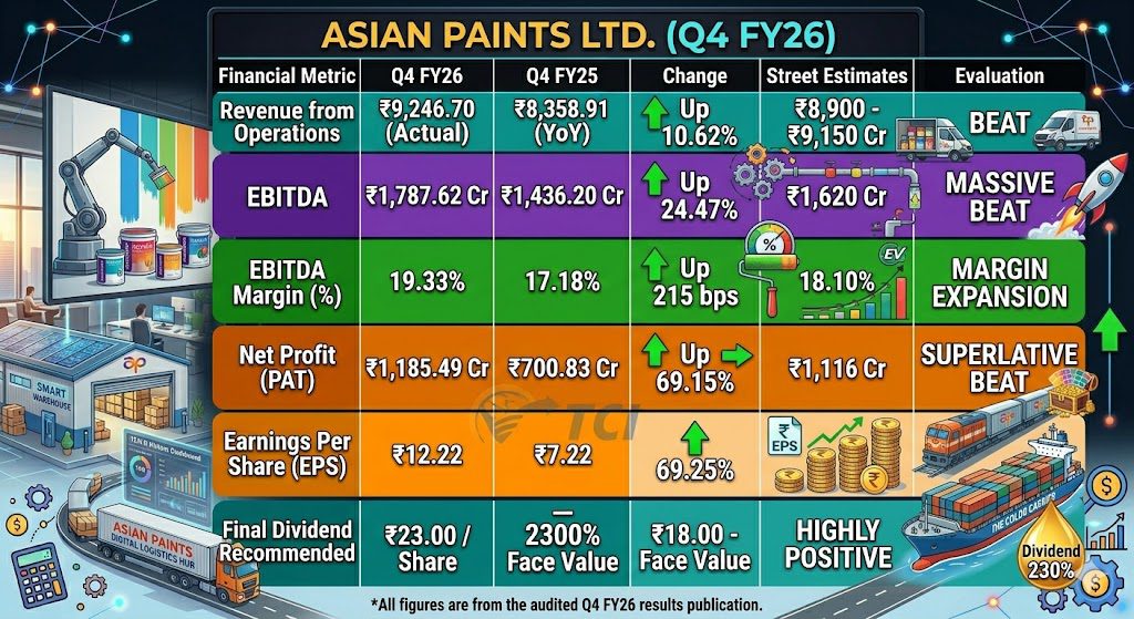 Asian Paints Q4 Result FY26: Net Profit Soars 69%, ₹23 Dividend Declared — Is India’s Paint King Ready for Another Rally? 4 6c14e16e bd48 411e 9ffc 2bc35ff4e827