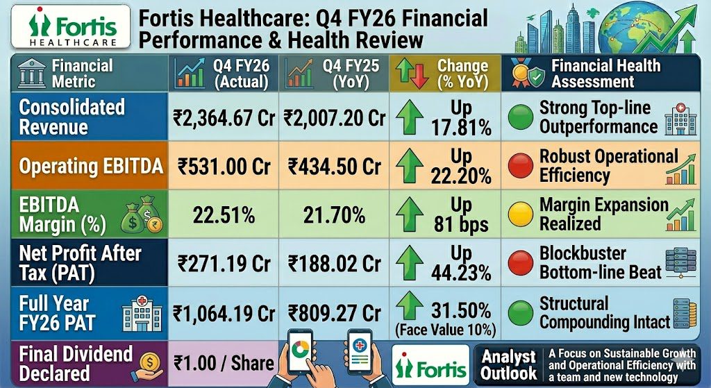 Fortis Healthcare Q4 Result FY26: Net Profit Surges 44% as India’s Healthcare Boom Gains Momentum 4 70cc6767 f8fc 49d7 b3f6 533c5240434e