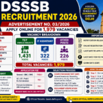 DSSSB Recruitment 2026 Advt 03/2026: Apply Online for 1,979 TGT, IT Assistant and Other Posts