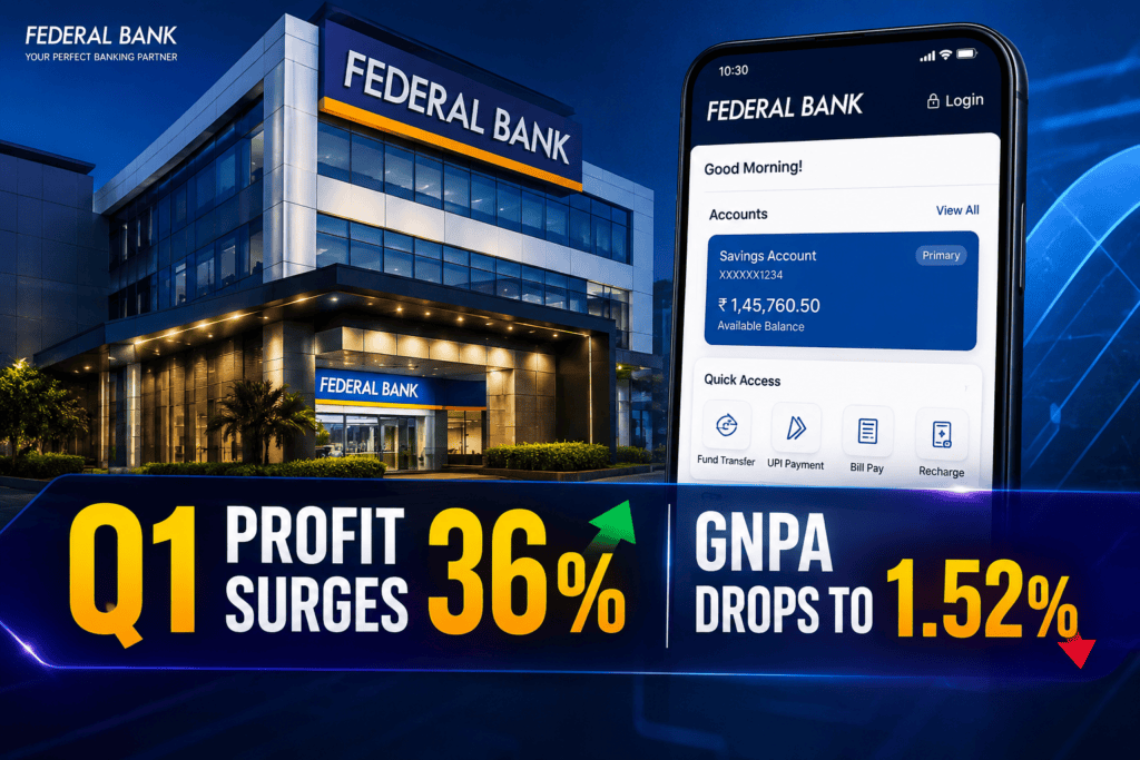 Federal Bank Q1 FY27 Earnings: Massive Profit Jump and Record Low NPAs – What Investors Need to Know